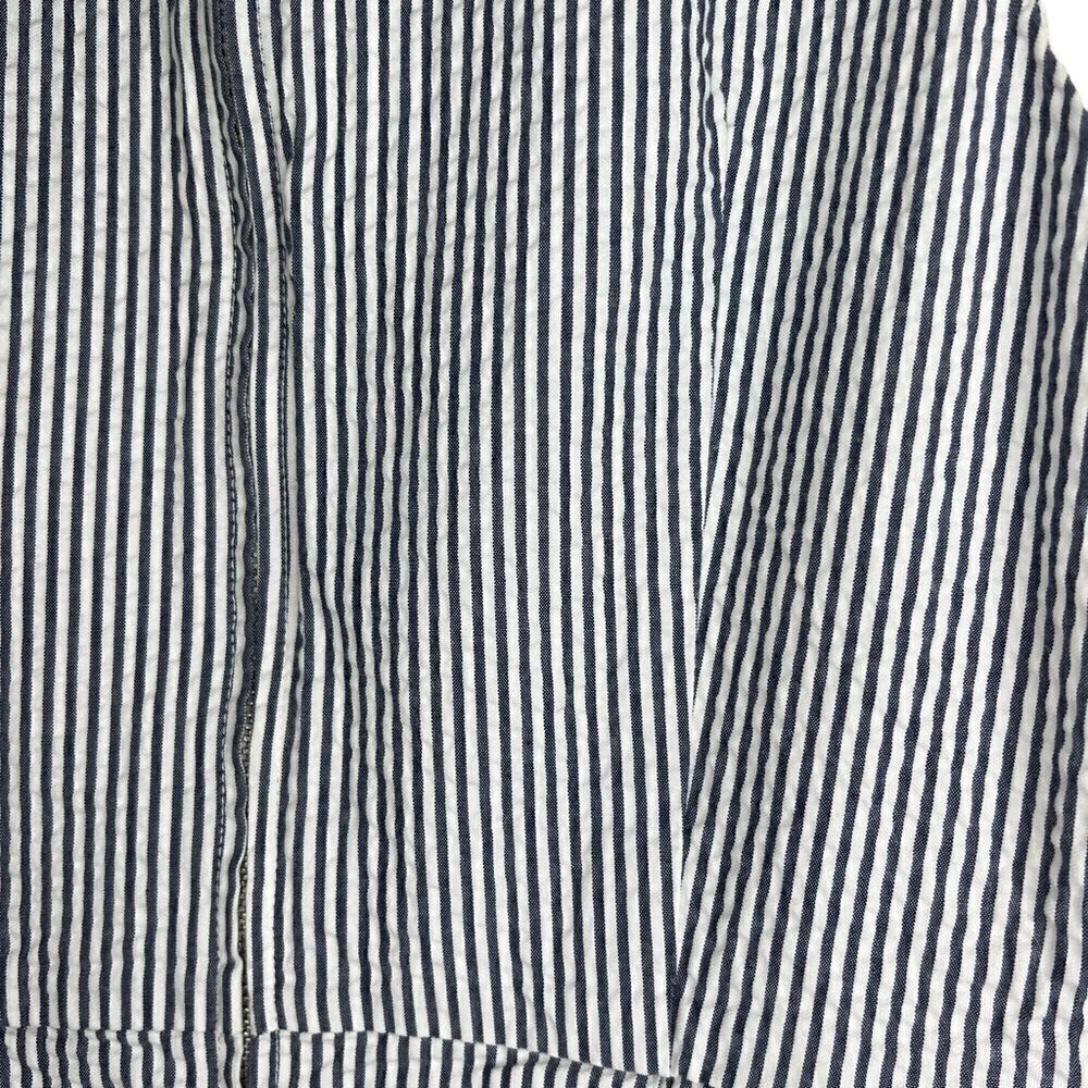 Gap Blue and White Seersucker Sleeveless Dress with Pleated Skirt. Sz 2. EUC!! - Picture 6 of 13